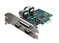 SYBA Dual Serial and Parallel PCI-Express card Main Picture