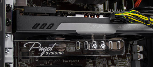 Puget Systems Universal Acrylic GPU Brace Main Picture
