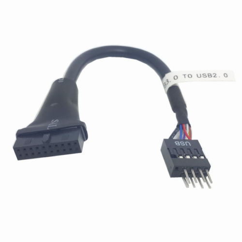 Motherboard header USB 3.0 20pin female to USB 2.0 9Pin male cable 10cm Main Picture