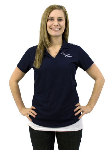 Puget Womens Navy Polo (large) Main Picture