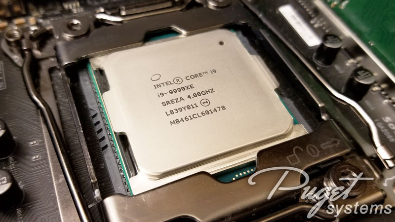 Premiere Pro CC 2019: Intel Core i9 9990XE Performance