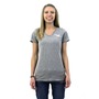 Puget Womens Grey V-Neck T-Shirt (large) Picture 39623
