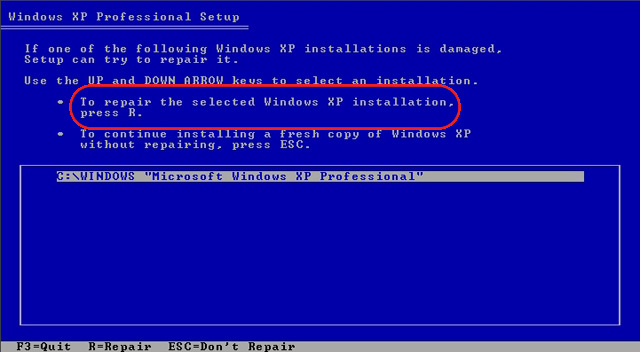 How To Repair Xp System Files