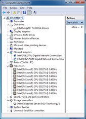 Intel S1200BTS device manager