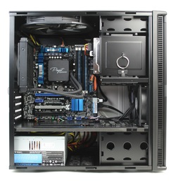 Asus P8Z77-M Pro install in an Antec Mini P180