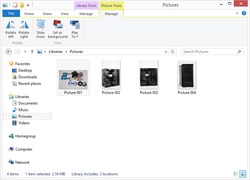 Windows 8 Explorer Ribbon UI picture-specific