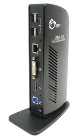 SIIG USB 3.0 Dual Head Docking Station Rear Angle