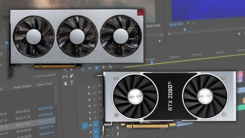 On a large scale Thoroughly Empirical Premiere Pro CC 2019: AMD Radeon VII vs NVIDIA GeForce RTX | Puget Systems
