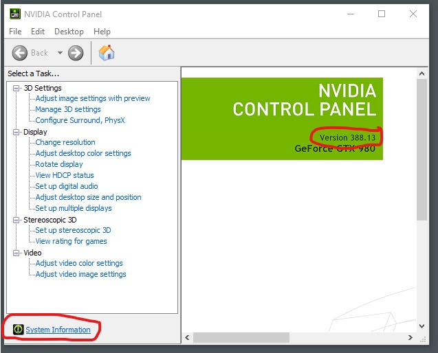nvidia control panel 2