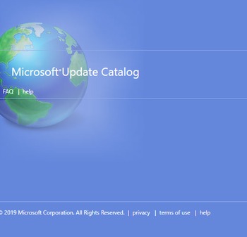 Microsoft Update Catalog site.