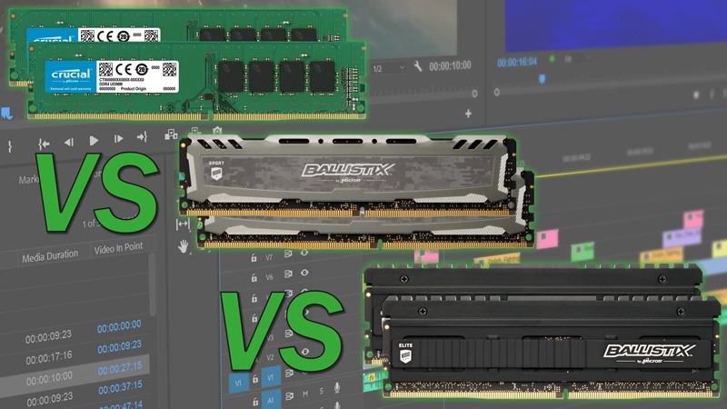 Does RAM speed affect video editing performance?