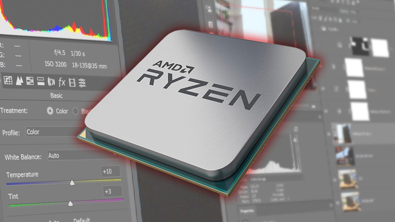 AMD Ryzen 3rd Gen Photoshop Performance