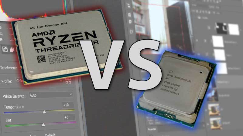 Intel Core X-series vs AMD Threadripper 3rd Gen Photoshop Review