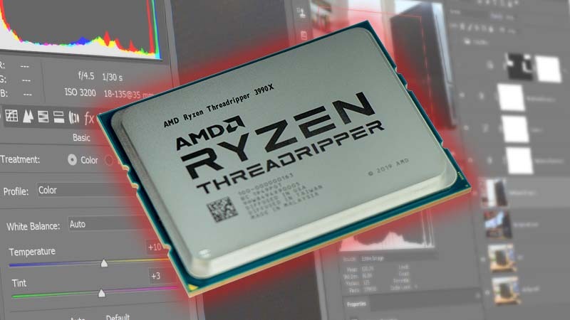 AMD Threadripper 3990X 64 Core Photoshop Review