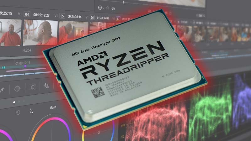 AMD Threadripper 3990X 64 Core DaVinci Resolve Review