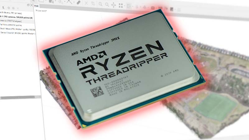 AMD Threadripper 3990X Tested in Metashape