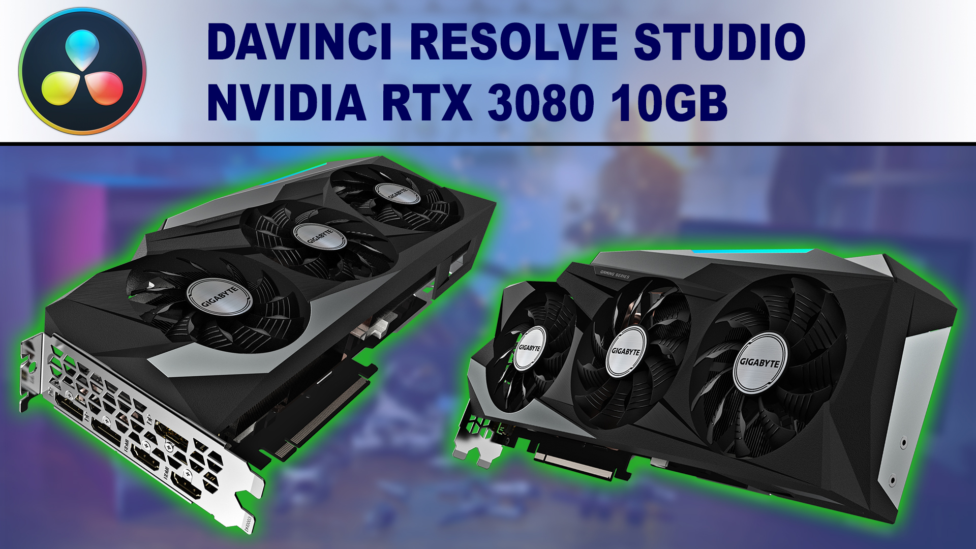 DaVinci Resolve Studio GPU Performance Benchmark - NVIDIA GeForce RTX 3080 10GB
