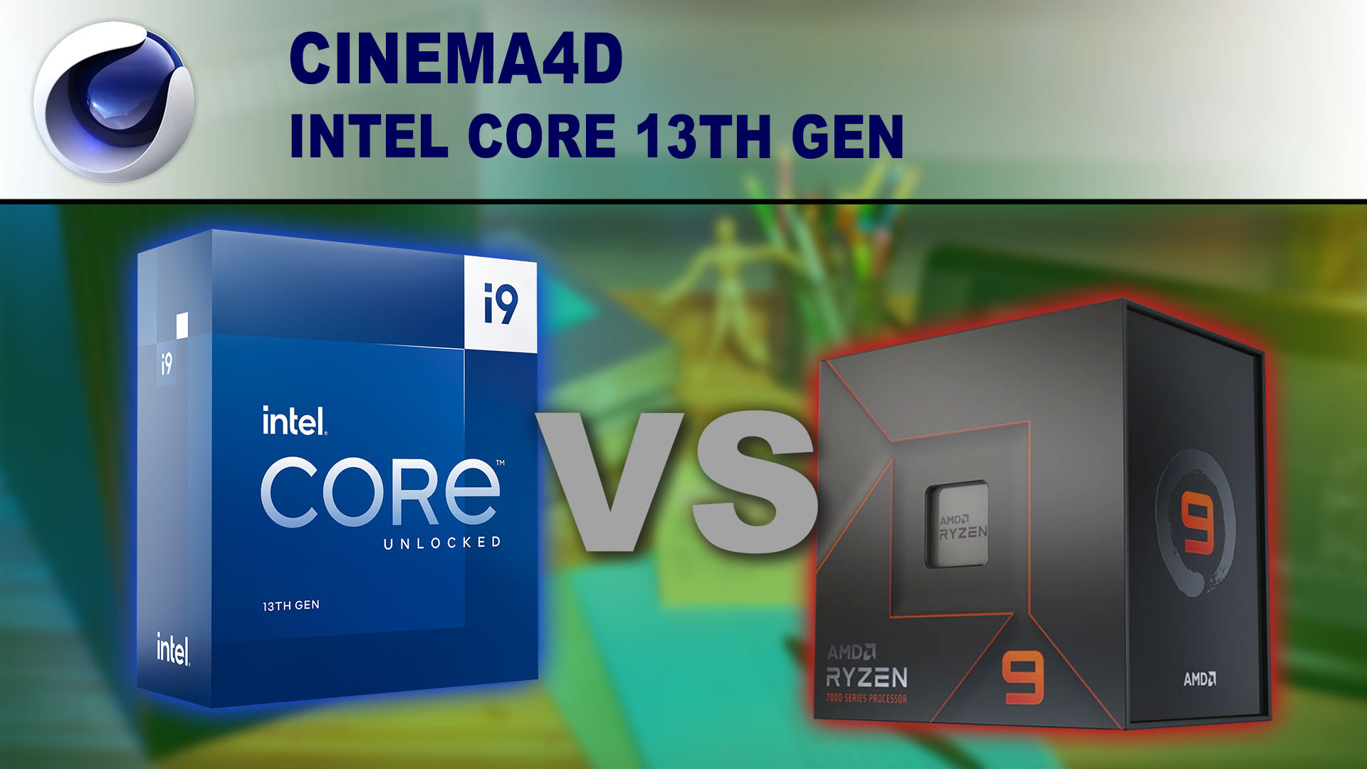 Cinema 4D: Intel Core 13th Gen vs AMD Ryzen 7000
