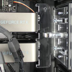 Acrylic GPU bracing in Fractal Design Define XL R2