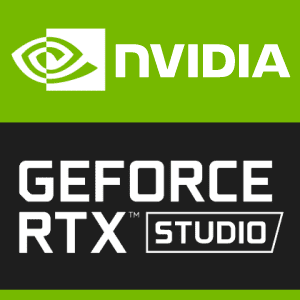 NVIDIA GeForce RTX Studio Badge Square Logo
