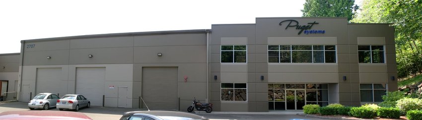 Puget Systems building in Auburn, Washington