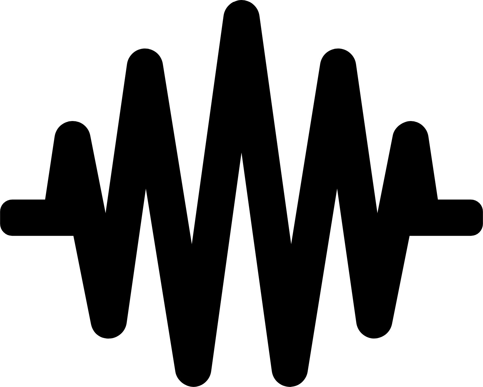 Waveform Icon Representing Quiet Operation