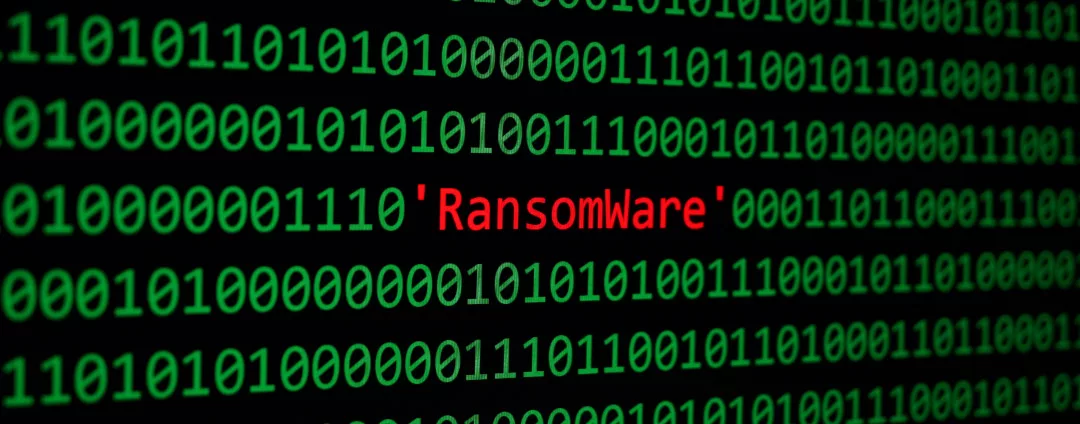 ransomware written near binary