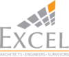 Excel Engineering Logo in Light Gray and Orange