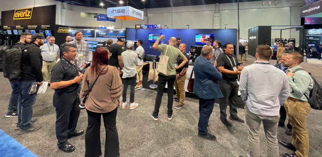 Puget Systems booth traffic at NAB Show 2022