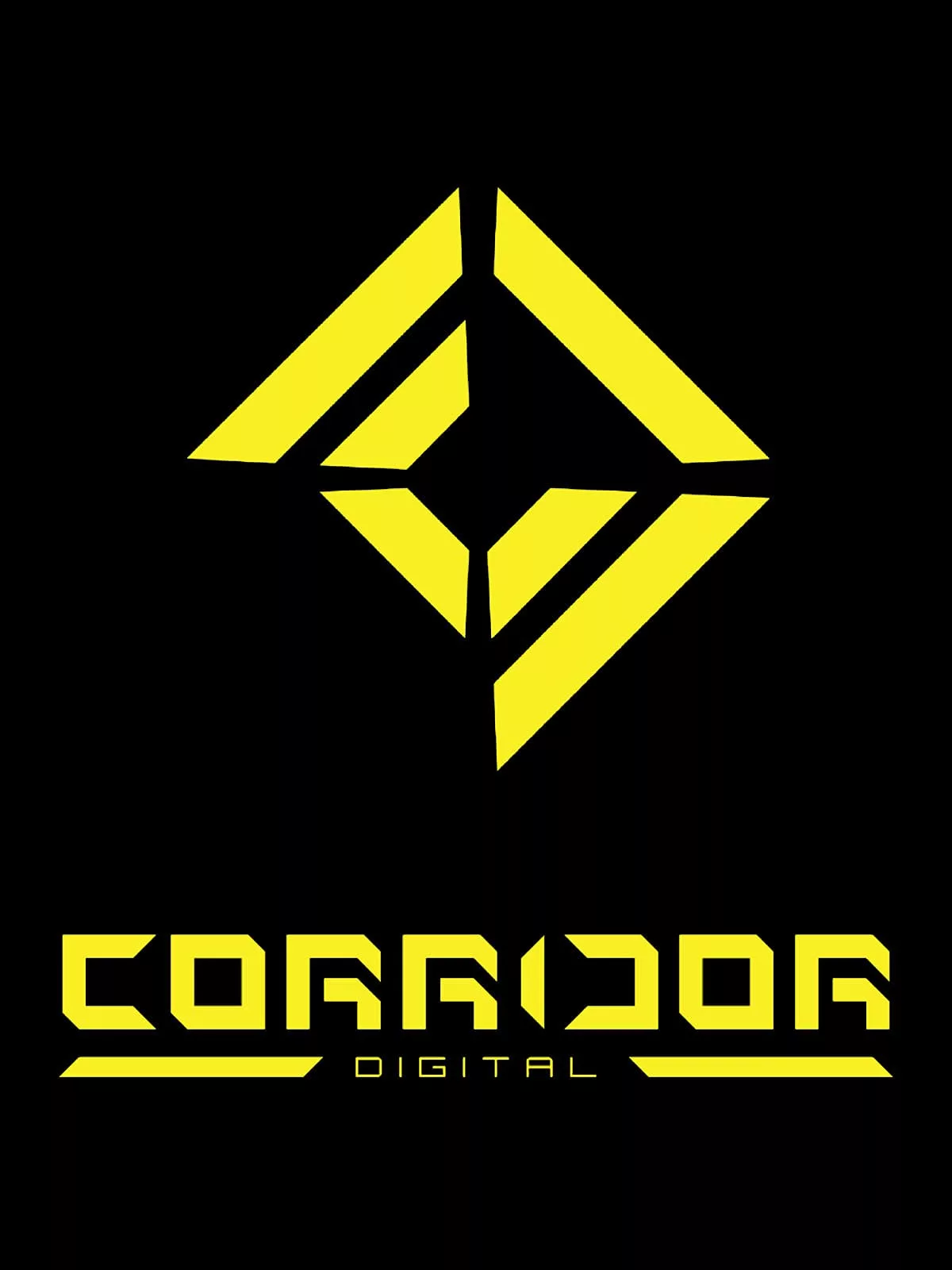 Corridor Digital Yellow On Black Square Logo