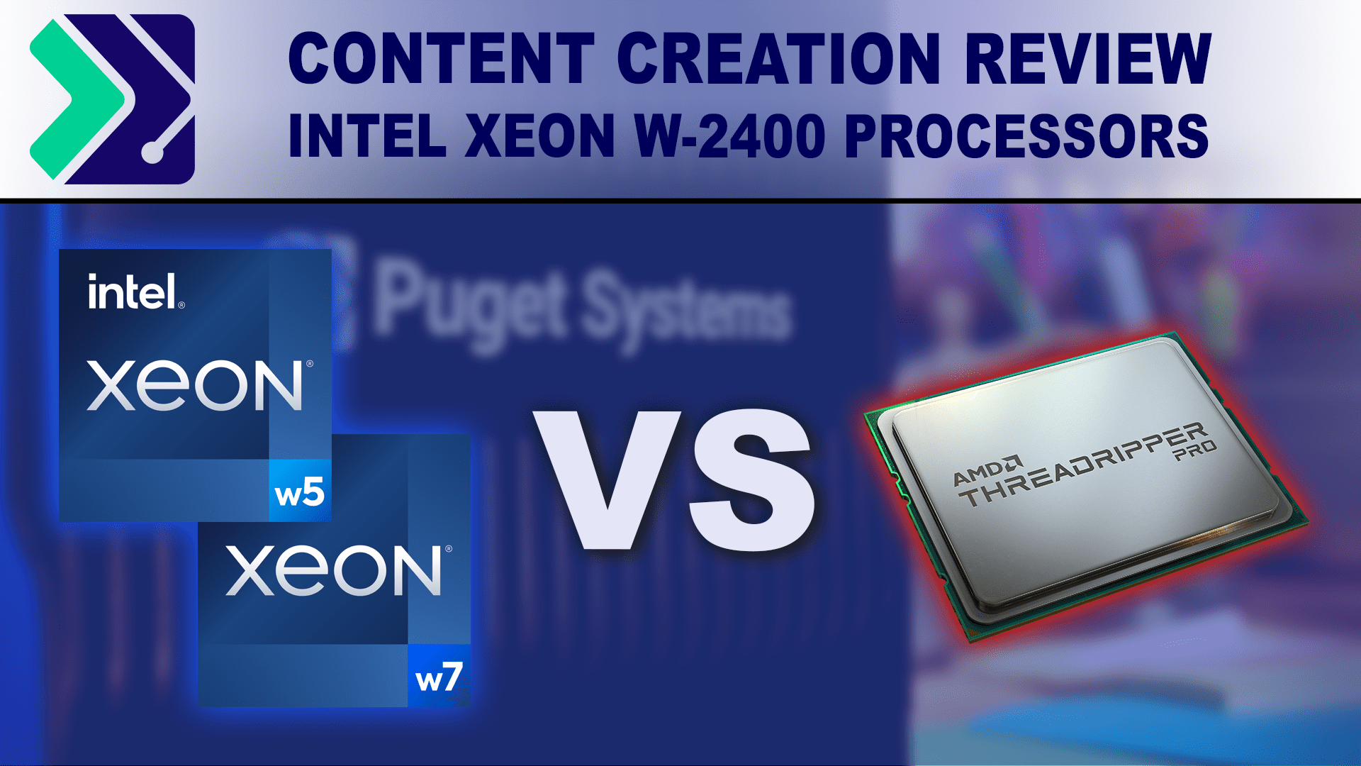 Intel Xeon W-2400 vs AMD Theadripper PRO 5000 Content Creation Performance Review