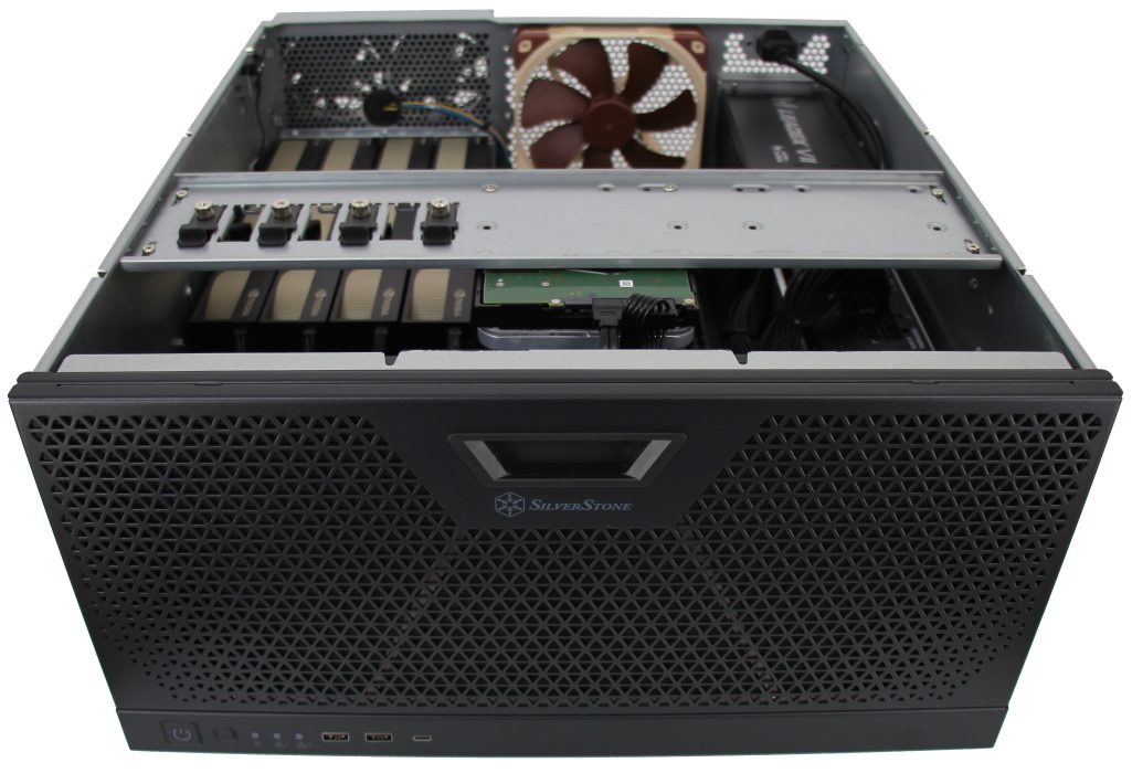 Puget Systems Quad GPU AI Training and Inference Server in Silverstone 5U Rackmount Chassis