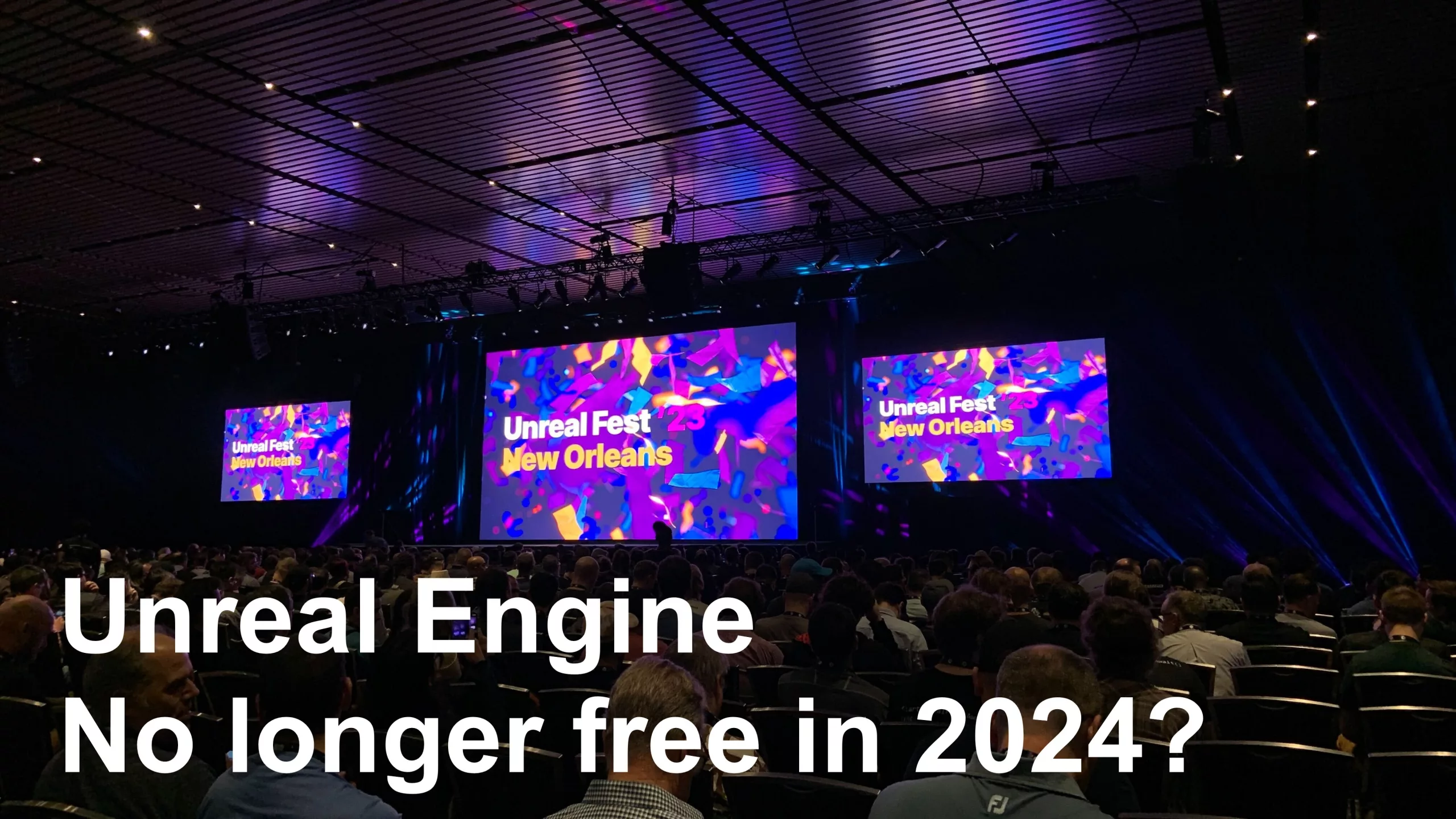 Epic announced fees coming to Unreal Engine in 2024