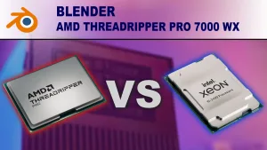 Threadripper Pro 7000 and Blender