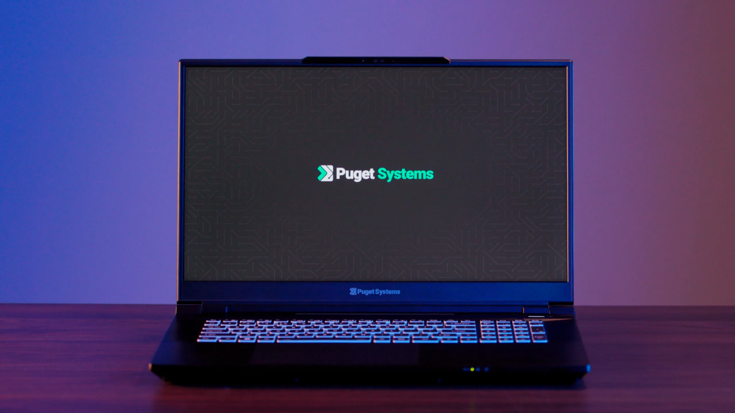 Puget Mobile C17-G Laptop Workstation on Desk