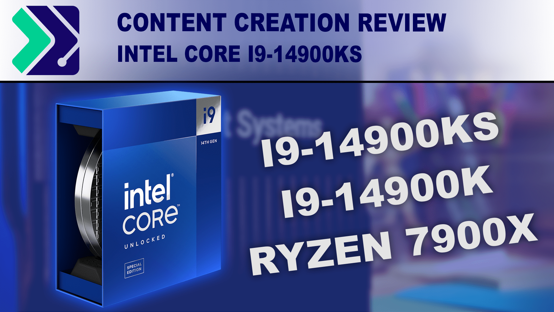 Intel Core i9 14900KS Content Creation Review